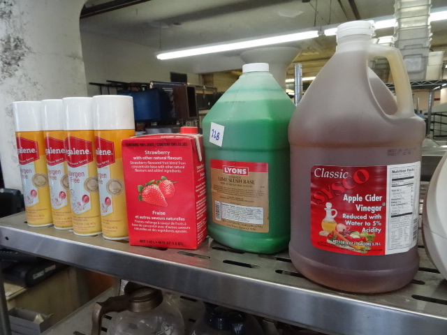 lot 228 image: Lime Slush Base. Apple Cider Vinegar,
