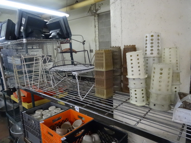 lot 236 image: Utensil Holders, Wire Racks