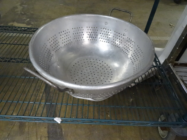 lot 242 image: Large Aluminum Strainer
