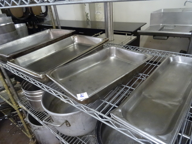lot 248 image: Full Size Stainless Pans