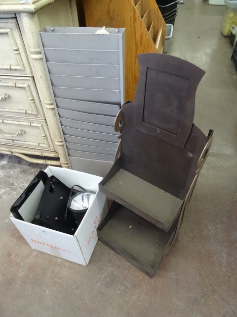 lot 291 image: D J Light. Wall Hanging Folder Holder.