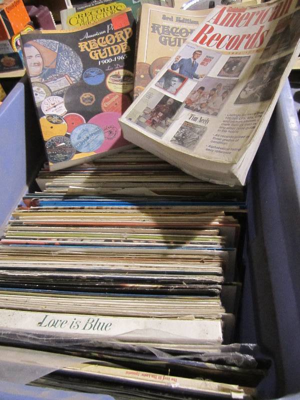 lot 69 image: Large tote filled with vinyl record...