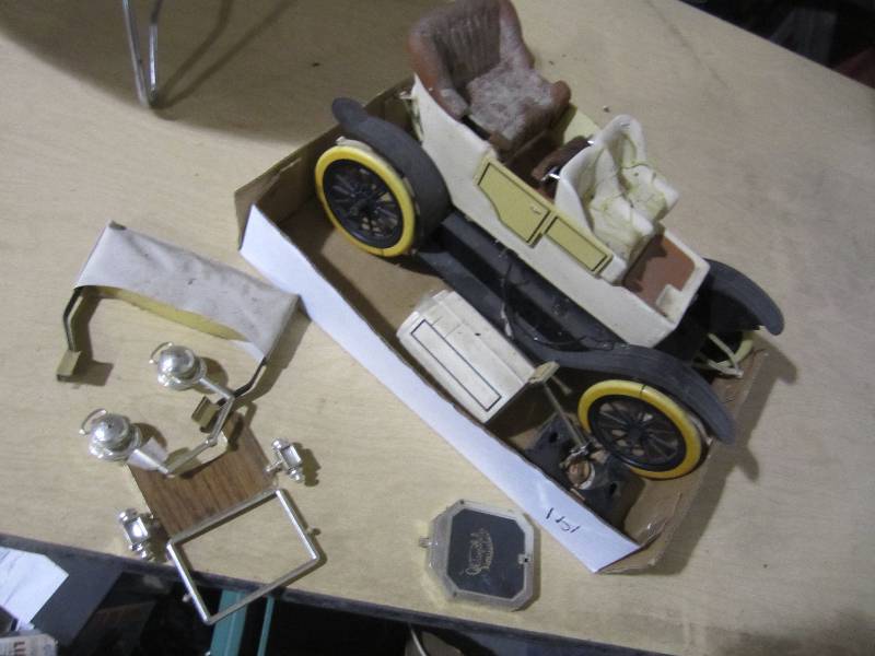 lot 101 image: Vintage car Vodka bottle...