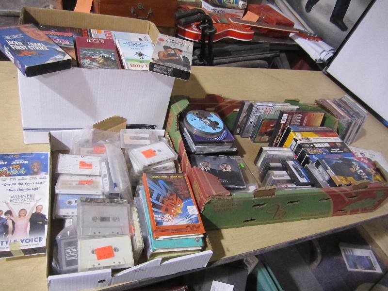 lot 115 image: Lot of assorted music and movies...