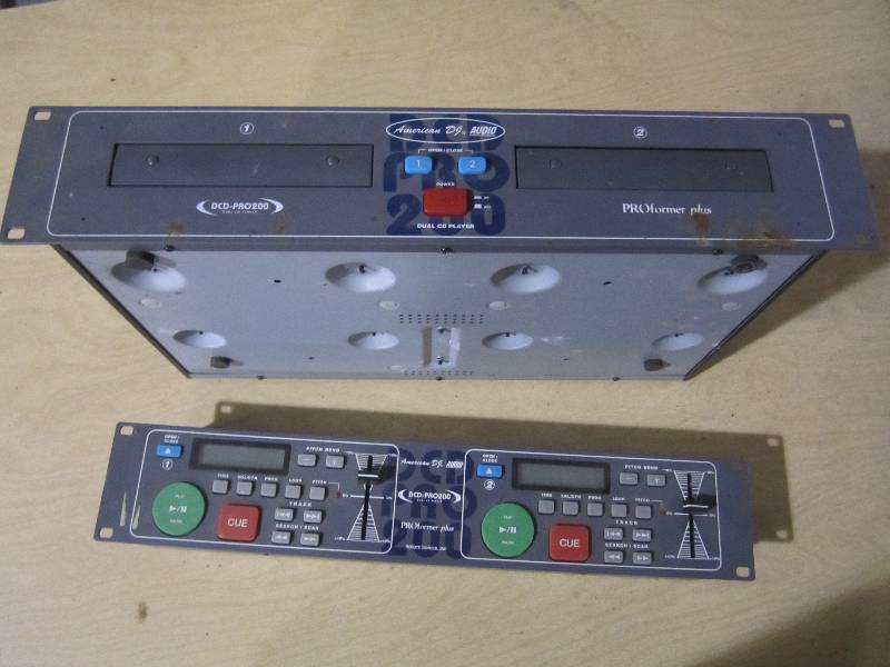 lot 116 image: American DJ professional dual CD pl...