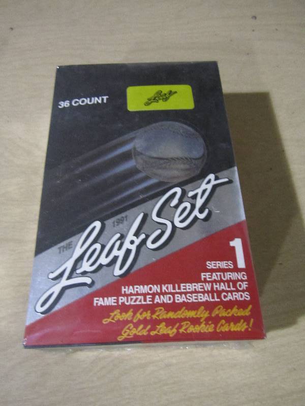 lot 119 image: Factory sealed box of 1991 Leaf ser...