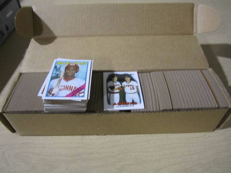lot 125 image: 1988 Topps appears to be a complete...