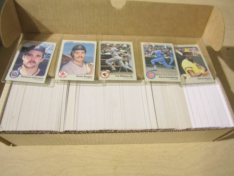 lot 126 image: 1983 Fleer appears to be a complete...
