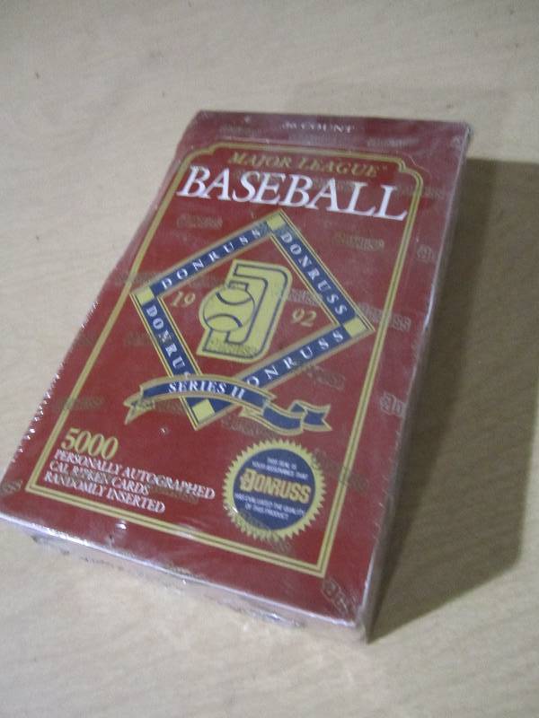 lot 147 image: Factory sealed 1992 Donruss series ...