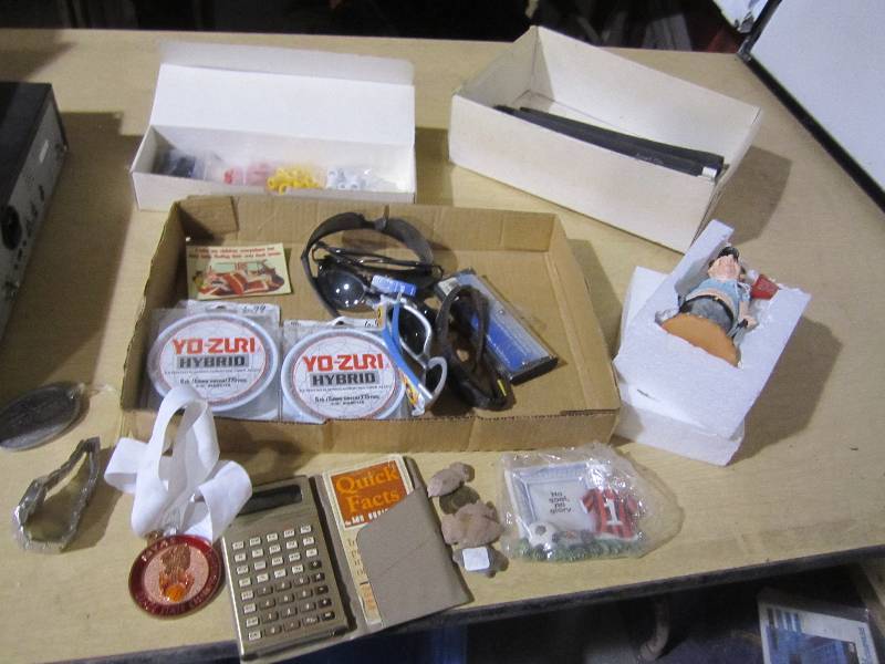 lot 165 image: Lot of sunglasses, fishing and spor...