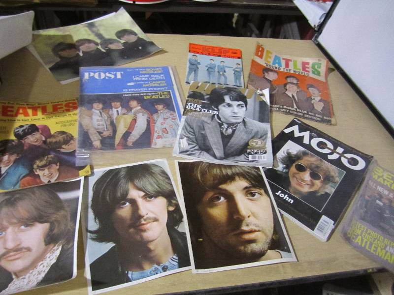 lot 173 image: Lot of Beatles magazines...