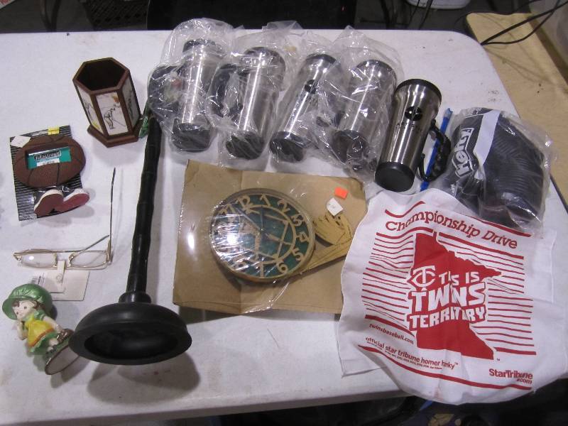 lot 233 image: Lot of sports memorabelia, mugs and...