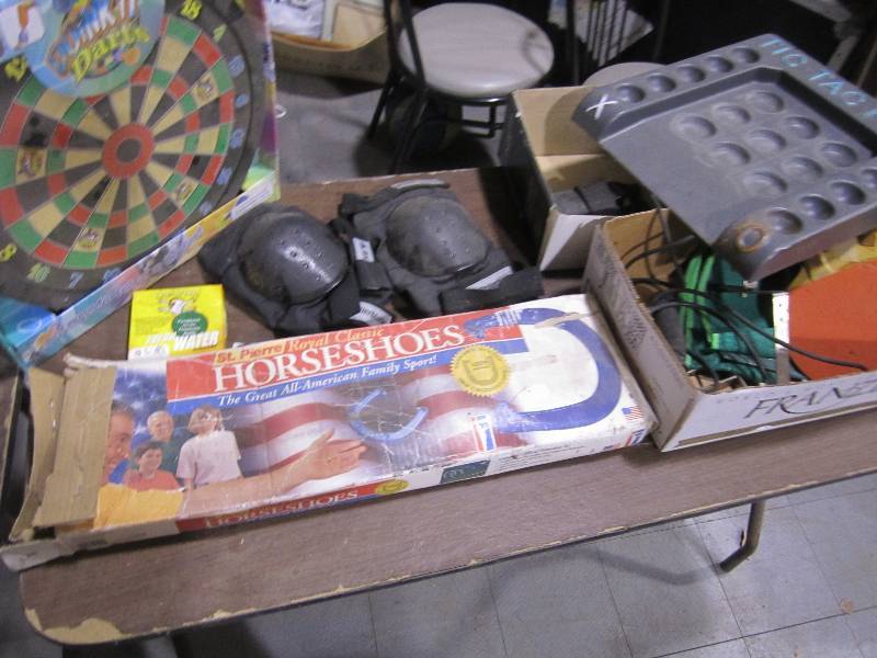 lot 240 image: Lot of ping pong, jump rope, horses...