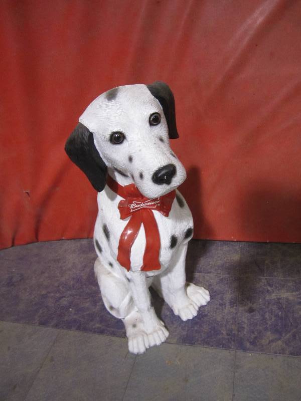 lot 251 image: Budwieser Dalmation, stands 2 tall...