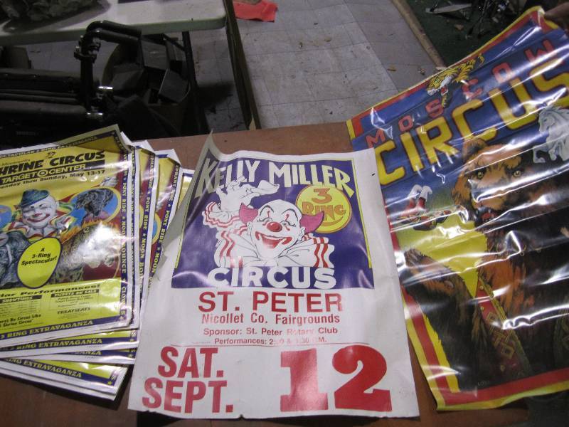 lot 271 image: Lot of circus posters...