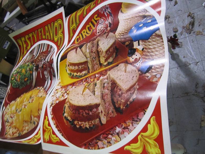 lot 272 image: Double sided circus posters...
