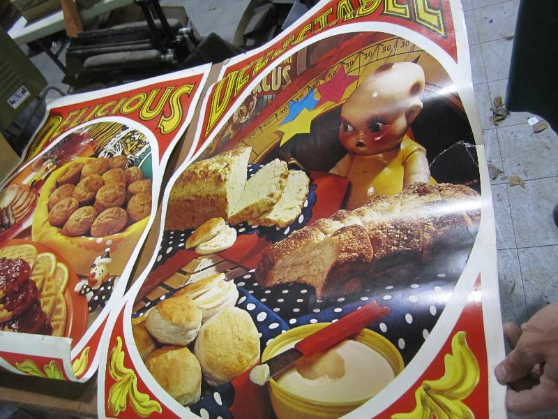 lot 273 image: Double sided circus posters...