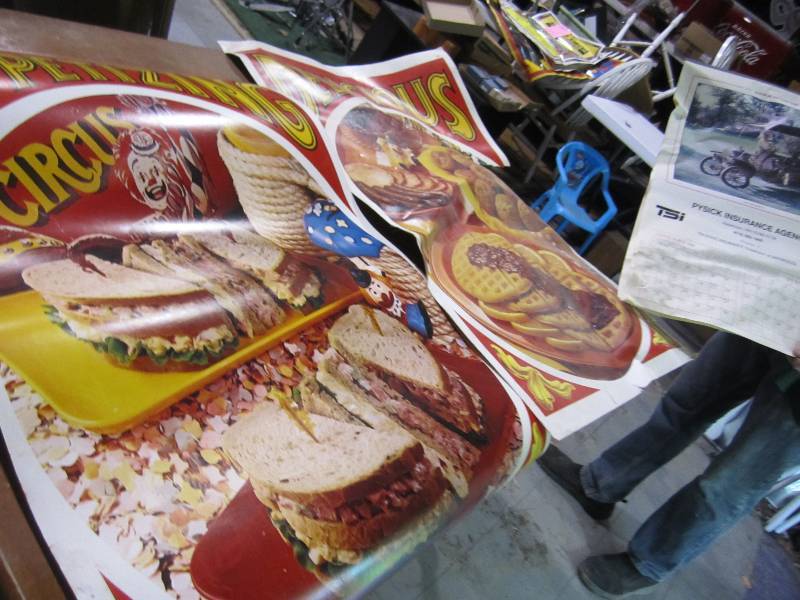 lot 275 image: Double sided circus posters...