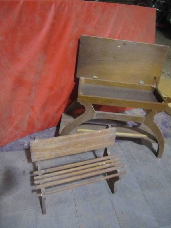 lot 278 image: Vintage benches...