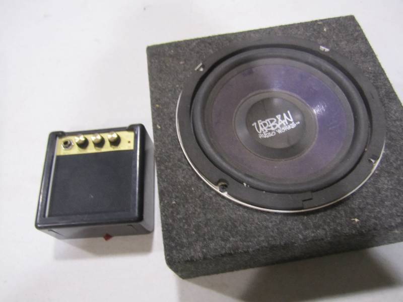 lot 296 image: Urban Audio Works speaker and minia...