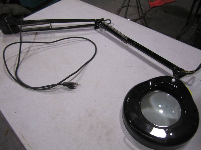 lot 297 image: Lighted magnification mirror...