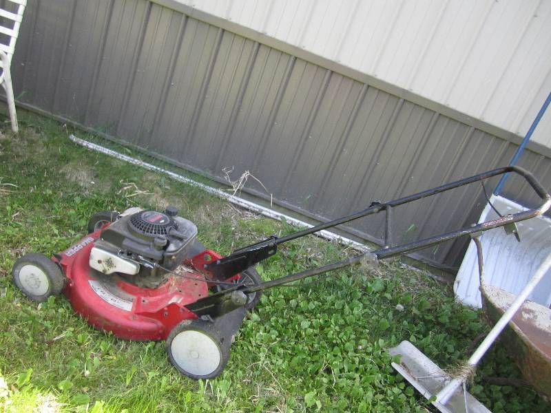 lot 313 image: Snapper push mower...