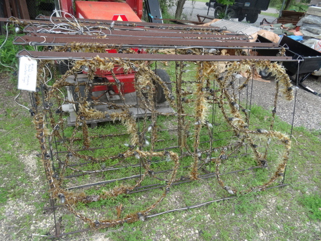 lot 102 image: Metal Frame lighted sign, READS- S...