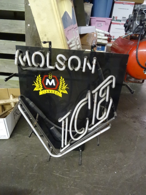 lot 37 image: Molson Ice Neon Beer Sign, works, 2...