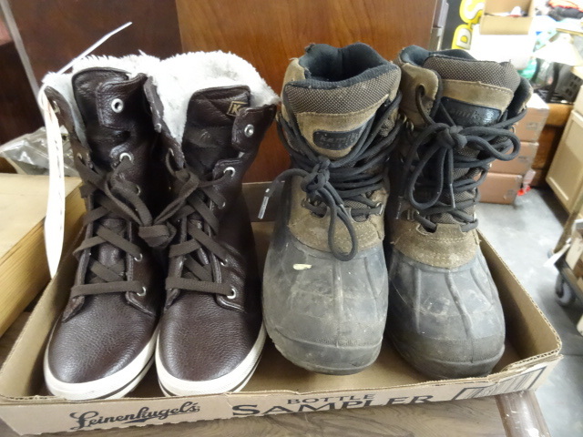 lot 133 image: Keds boots, womens size 4 & Kamik b...
