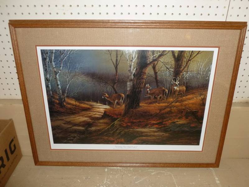 lot 10 image: Terry Redlin Print