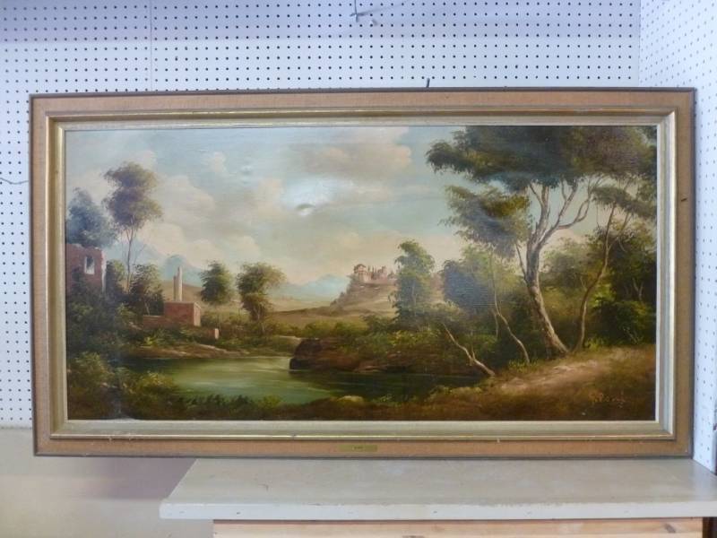 lot 13 image: Original Oil On Canvas