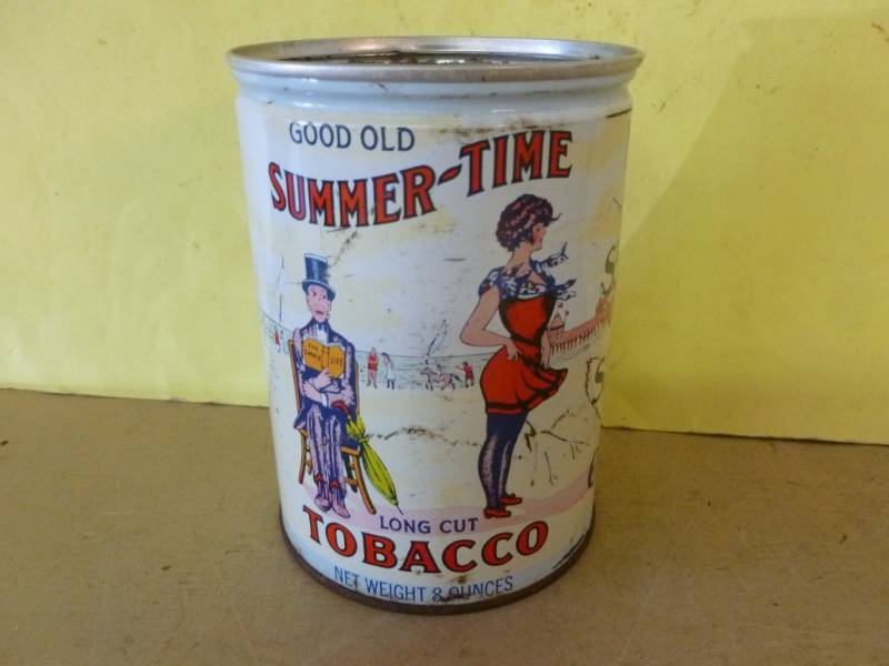 lot 200 image: Vintage Tobacco Can