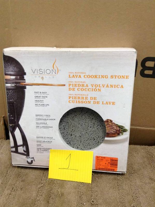 lot 1 image: Vision LAVA Cooking Stone