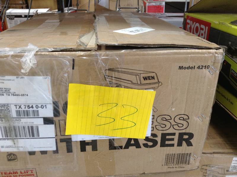 lot 33 image: WEN Drill Pres. 10 in. with Laser 4210