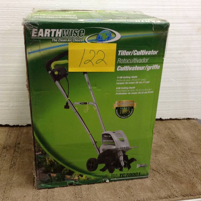 lot 122 image: Earthwise Tiller Cultivator Electric