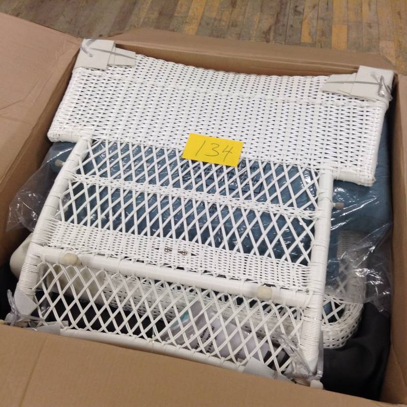 lot 134 image: Martha Living Charlottetown Lounge Chair White