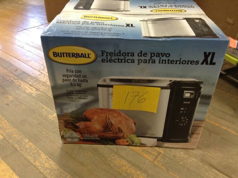 lot 176 image: Butterball Electric Turkey Fryer XL New