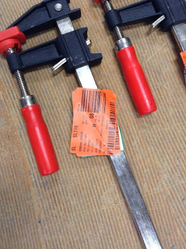lot 22 image: Set of 2 Bessey Bar Clamps