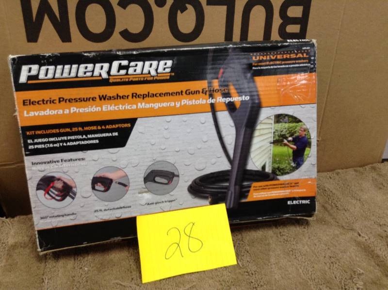 lot 28 image: Power Care Electric Preassure Washer Replacement Gun