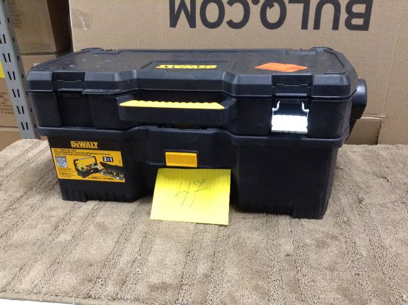 lot 47 image: Dewalt Tool Case missing one latch