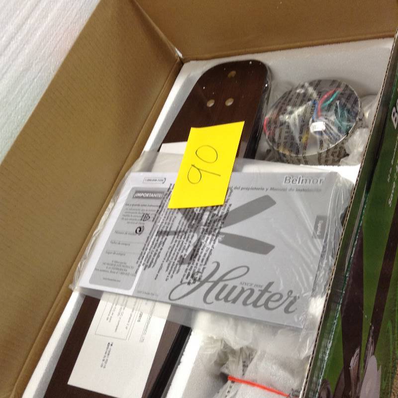 lot 90 image: Hunter 52058 Ceiling Fans Belmor 52 Ceiling Fan