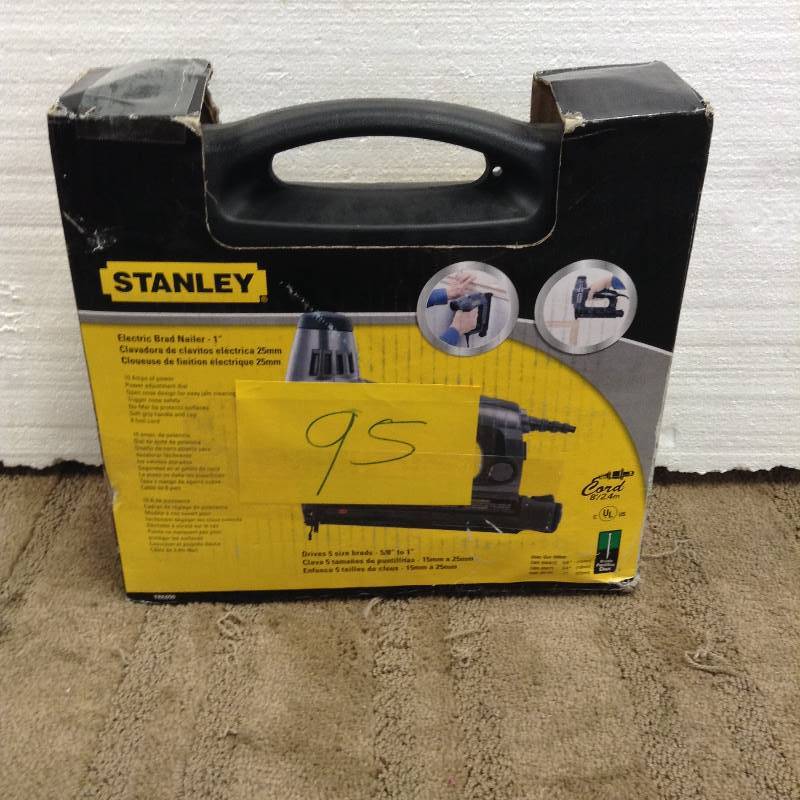 lot 95 image: Stanley TRE650 Electric Soft Grip Brad Nailer Air Tools Nailer