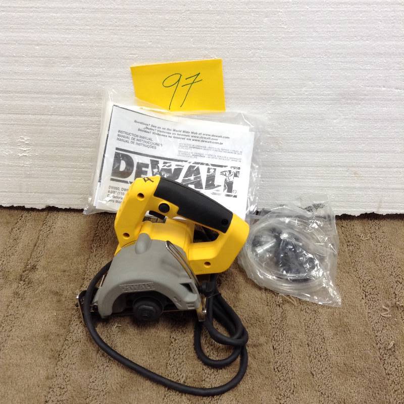 lot 97 image: DEWALT DW860B TILE CUTTER