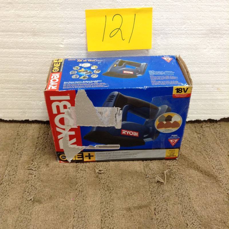 lot 121 image: Ryobi P400 18V Corner Sander