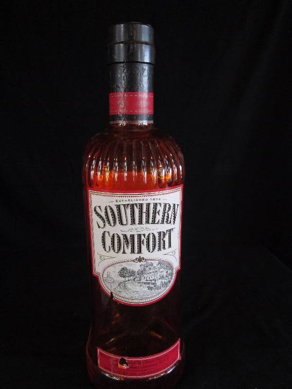 Extra Large Southern Comfort Glass Whiskey Bottle Foley Vintage