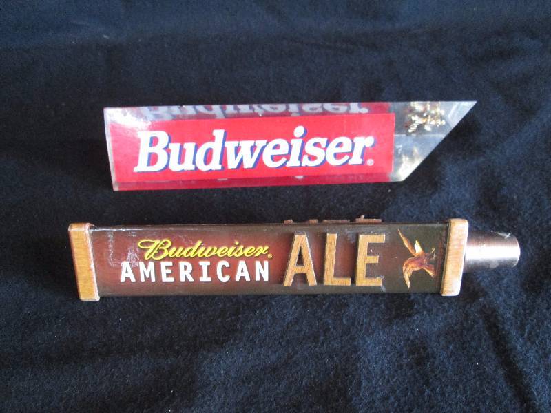 lot 19 image: Budweiser & Budweiser Ale Handles