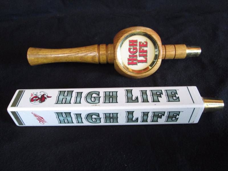 lot 23 image: Miller High Life Tap Handles