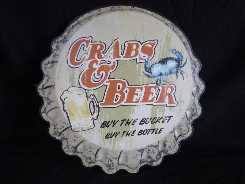 lot 30 image: Embossed Collectable Sign