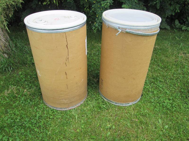 lot 178 image: Cardboard barrels