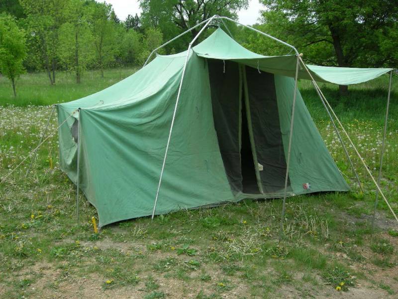 Vintage canvas outlet tent